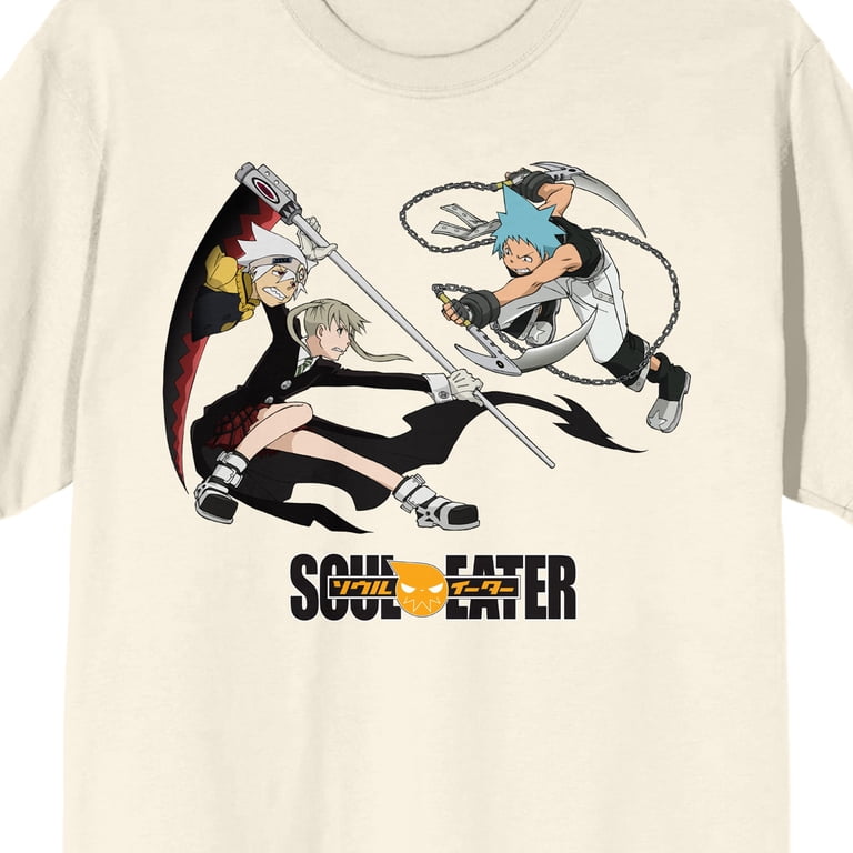 Soul Eater Maka Albarn & Black Star Clash Crew Neck Short Sleeve