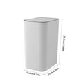 thumbnail image 3 of Trash Can under $5! CQCYD Household Push Top Trash Can, 8L Kitchen Bathroom Garbage Bin with Lid, Odor Control Slim Trash Can for Small Spaces, Modern Design, 3 of 6