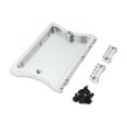thumbnail image 2 of 1/12 licencia de Montaje  RC con Asiento de Amortiguador para MN90 MN99s Camiones de Rastreo Coche Piezas de Repuest Plata Hugo Placa de montaje de viga trasera, 2 of 9
