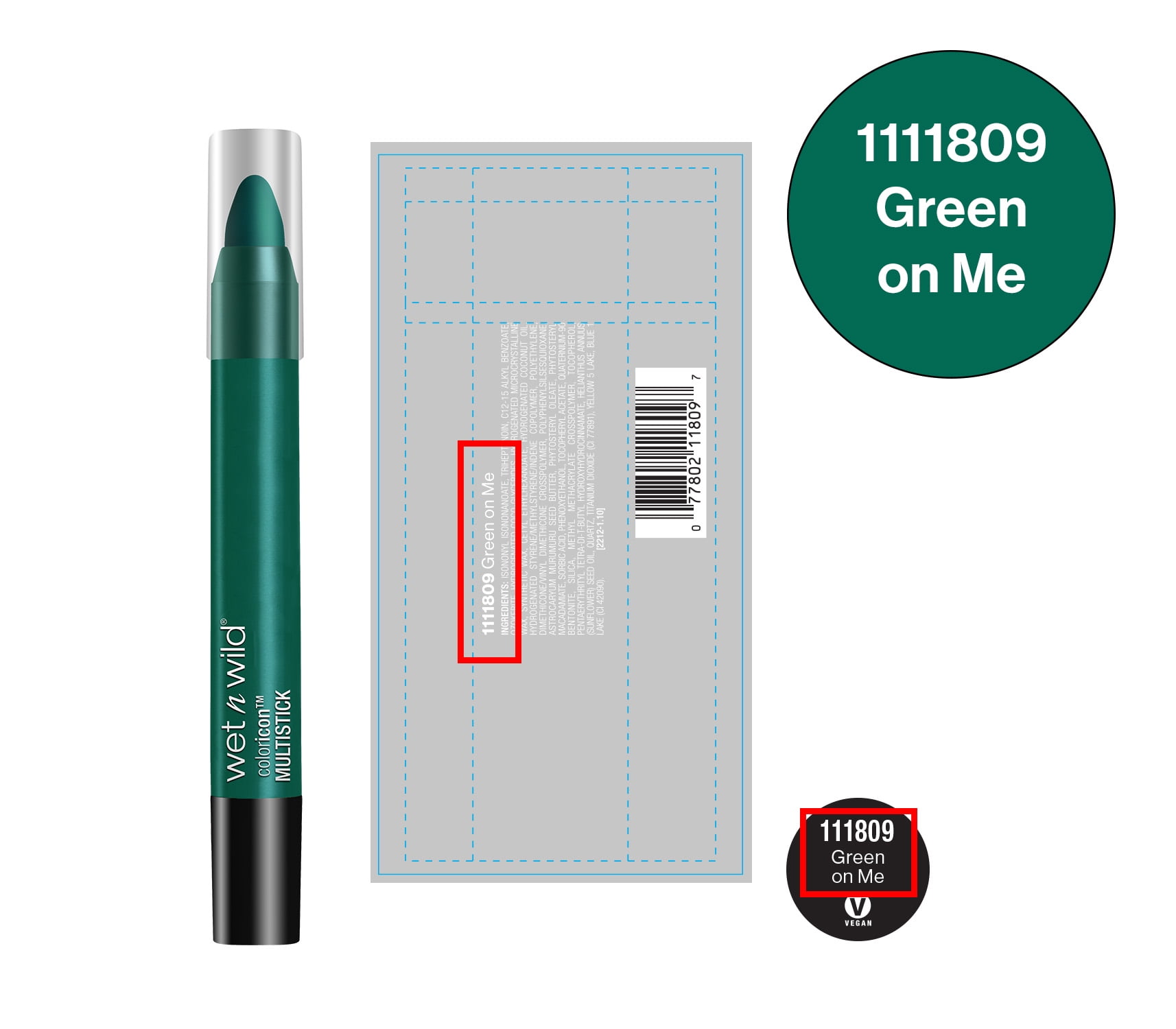 Wet n Wild Color Icon Cream Eyeshadow Multi-Stick - Green