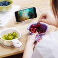 thumbnail image 4 of Small Fruit Colander, Vegetable Draining Basket, Fruit Washer, Plastic Strainer Bowl with Handle for Home Kitchen Dining Bar, 4 of 8