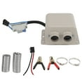 thumbnail image 2 of Car Electric Defrost Heater 800W Portable Fast Heating Car Windshield Heating Fan With 2 Holes, 2 of 8