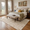 thumbnail image 2 of KUETH Modern 8x10 Area Rugs for Living Room, Non Slip Machine Washable Retro Rugs, Low Pile Chenille Print Rug for Bedroom, Dining Room, Home Office, 2 of 4