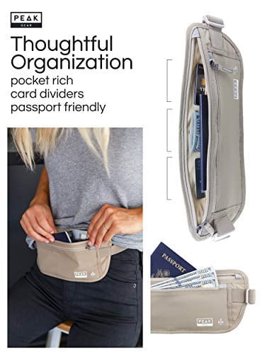 peak gear travel money belt