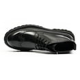 thumbnail image 4 of Santimon Black Boots for Men Wingtip Ankle Boots Side Zipper Combat Boots Casual Chukka boots US 11, 4 of 8