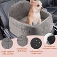thumbnail image 3 of Asiento de Coche para Perros Unique Bargains para Perros Pequeños y Medianos, Asiento Elevador Desmontable, Seguro y Cómodo, Fácil Instalación, Gris, 3 of 7