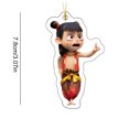thumbnail image 2 of 10pcs películas de anime ne zha 2 colgante de cordón acrílico lindo llavero colgante colgante colección de fanáticos de colección, 2 of 8