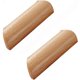 thumbnail image 1 of Juego de 10 tiradores de madera en forma de abanico para armarios con cajones y tornillos de 64 mm de distancia entre centros, 1 of 5