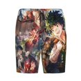thumbnail image 4 of Boku My Hero Academia Men's Short Pajama Pants Lightweight Daily Lounge Shorts Bottoms Sleepwear Cozy Soft Home Pajama Pants Shorts, 4 of 9