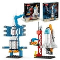 thumbnail image 3 of 107 Piece DIY Building Blocks Space Rocket Craft Launch Center Base Puzzle Model Assembling Bricks Small Set Education Boys Toy, 3 of 8