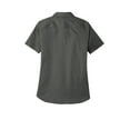thumbnail image 4 of Port Authority Ladies Short Sleeve SuperPro React Â™ Twill Shirt. LW809, 4 of 4