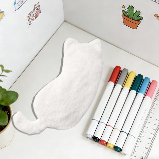 CREATITOY Plush Cat Multi-Functional Storage Bag Home Organizer