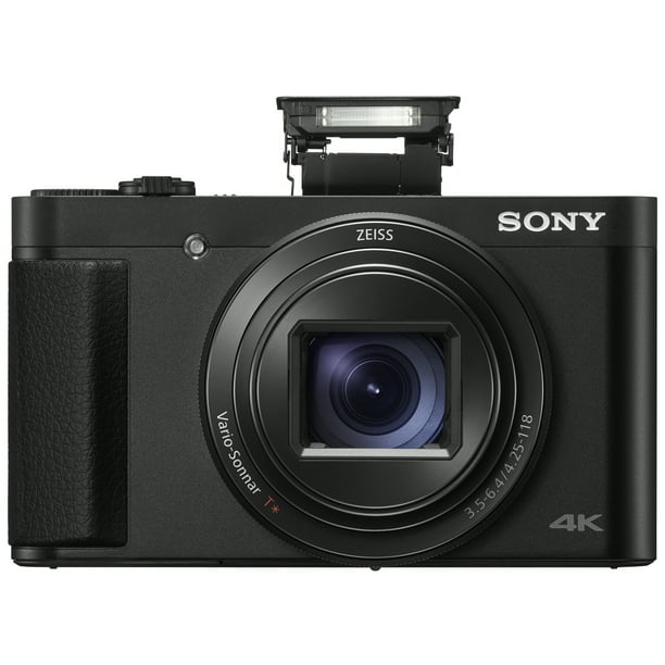 Sony Cyber Shot DSC-HX99 18.2MP Digital Compact Camera, Black, 4K
