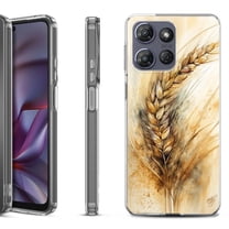 Shockproof Protective Phone Case for Motorola Moto G 5G 2025, by OneToughShield - Wheat Painting