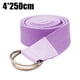 thumbnail image 2 of Correa de yoga con hebilla de anillo en D ajustable: para estiramientos diarios, yoga, pilates y fitness, 2 of 5