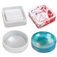 thumbnail image 4 of 2PCS Silicone Mold DIY Casting Mold Ashtray Mold with 10PCS Latex Finger Cot, 4 of 10
