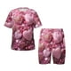 thumbnail image 1 of Balery Pink Glitter Heart Candy Conjunto de Pijama Infantil de Manga Corta con Estampado – Ropa de Dormir de Algodón Suave-Medium, 1 of 6