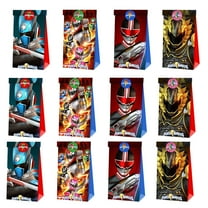 Power Ranger Candy Bags Birthday Goodie Party Favor Decorations Treat Supplies