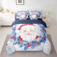 thumbnail image 2 of Castle Fairy 7-Piece Twin Bedding Set: Kids Santa Claus Christmas Wreath Happy New Year Breathable Decor, 2 of 8