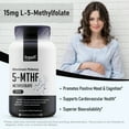 thumbnail image 7 of Fresh Nutrition L Methylfolate Supplement 15mg Methyl Folate - DNA Verified for Max Potency 60, 7 of 7
