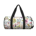thumbnail image 2 of Easygdp Spring Flowers Birds Travel Bag, Camping, Weekend, Carry On Overnight Duffel Bag with Shoulder Strap, 2 of 8