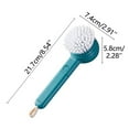 thumbnail image 3 of JoyMoreHome Vegetable Cleaner Brush Fruit Scrubber Brush Good Grip Long Handle Food Cleaning Brush Multifunctional Kitchen Gadgets, Peeler Wash Brush 2-in-1, 3 of 8