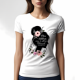 thumbnail image 2 of Lotusprinthandmade Women Her Children Arise Inspirational White Women's T-shirt 5000L (Made In US) 100% Cotton S-3XL, 2 of 4