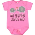 thumbnail image 3 of Inktastic My Granna Loves Me Boys or Girls Baby Bodysuit, 3 of 5