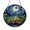 Acrylic 3.5 Inch, variant on Night Scene Frog Glass Style Window Hanging