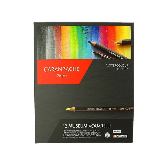 Caran d'Ache Museum Aquarelle Pencil Sets Museum Intro set of 12 colours (3510.312)