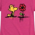 thumbnail image 3 of Peanuts - Woodstock Rose  - Toddler And Youth Girls Short Sleeve Graphic T-Shirt, 3 of 6