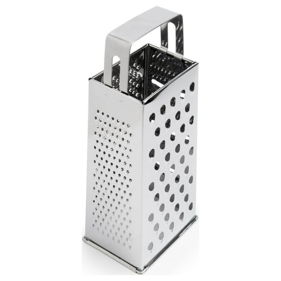 Fox Run 4-Sided Grater, Stainless Steel, 3.25" x 4.25" x 9.5"