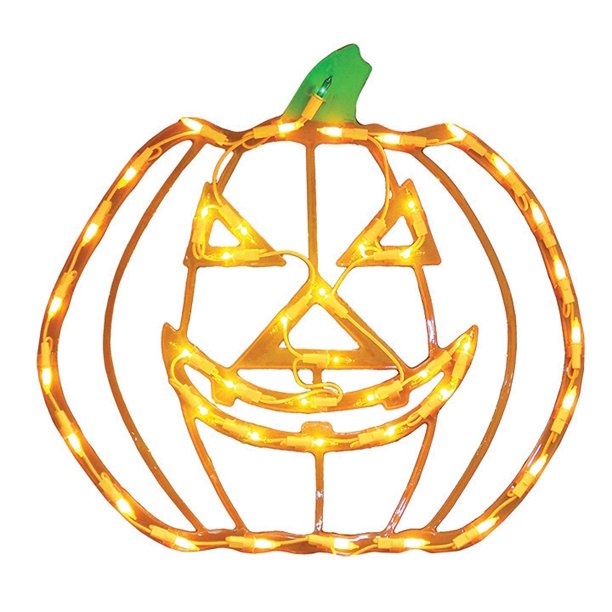 Halloween Lighted Ornamental Silhouette 14x17 Jack