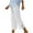 White, variant on Wlynlyn Womens Cotton Linen Capri Pants High Waisted Capris Lightweight Casual Comfy Cropped Pants with Pockets Size M