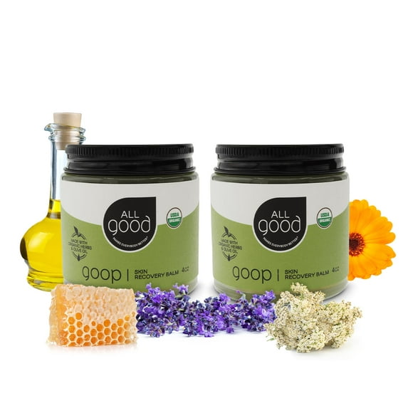 Bálsamo de recuperación para el cuidado de la piel All Good Goop con caléndula, 120 ml, paquete de 2