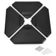 thumbnail image 1 of Gymax Parasol Déporté de Patio 4 Pcs Base Sable/eau Rempli, 1 of 10