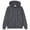 Dark Gray, variant on Delconic Womens Fleece Lined Zip Up Hoodie Long Sleeve Drawstring Hooded Sweatshirt Loose Fit Casual Jacket Outerwear Army Green L