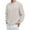 #Beige, variant on Mens Lightweight Sweaters Casual Stretch Comfy Textured Crew Neck Pullover Tops Fall Fashion 2025 Solid Long Sleeve Shirts