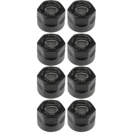 

8 pcs Collet Clamping Nut Router Bit Holder Nut ER11-A Collet Tool Nut Supply