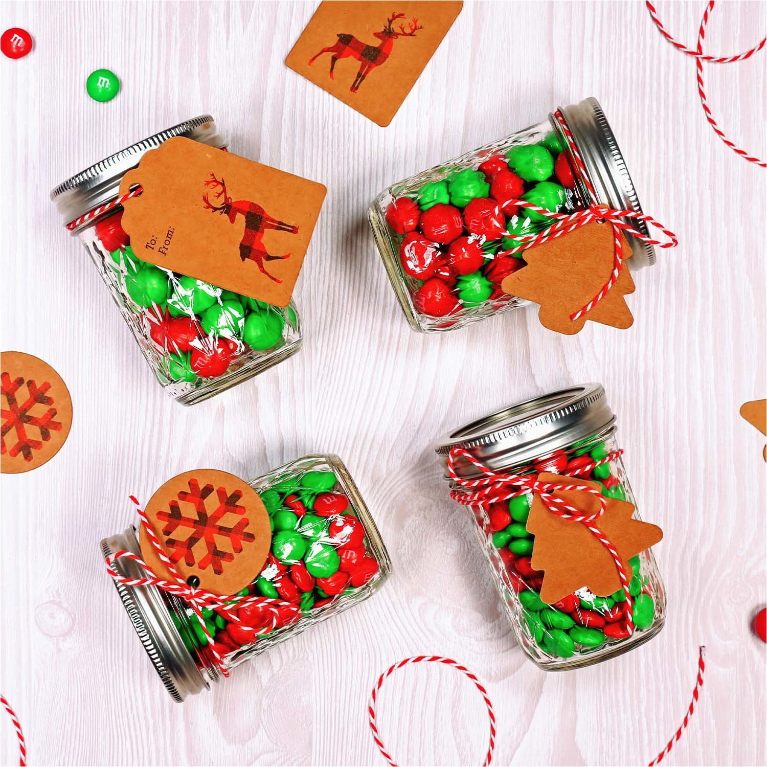 (3 pack) M&M's Milk Chocolate Christmas Candy - 38 oz Resealable Bag