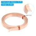 thumbnail image 2 of Uxcell 1 Roll Wire Flat Copper Jewelry Wire Wide Bendable Beading Wire for Furniture 32 Ga 19.7 Feet x 8mm Pure Copper, 2 of 5