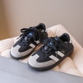 thumbnail image 1 of Zapatos para niños Primavera y otoño Zapatos de tabla para niños Zapatos de entrenamiento moral para niños sencillos y combinables con todo Zapatos casuales para niñas con pegatinas de pulido, 1 of 6