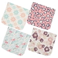 thumbnail image 1 of Cosmetic Bag For Girls 4 Pcs Mini PU Assorted Color Purse Accessories Storage Travel, 1 of 5