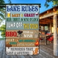 thumbnail image 5 of Lake Rules Tin Sign Cave Pool Country Lake House Farmhouse Cabin Beach Bar Wall Decor Sign 12x8 Inches, 5 of 5