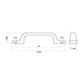 thumbnail image 4 of Camp'N RV Plastic Grab Handle, RV Handle Grab Bar for Door, Trailer & Camper White 2-Piece, 4 of 6