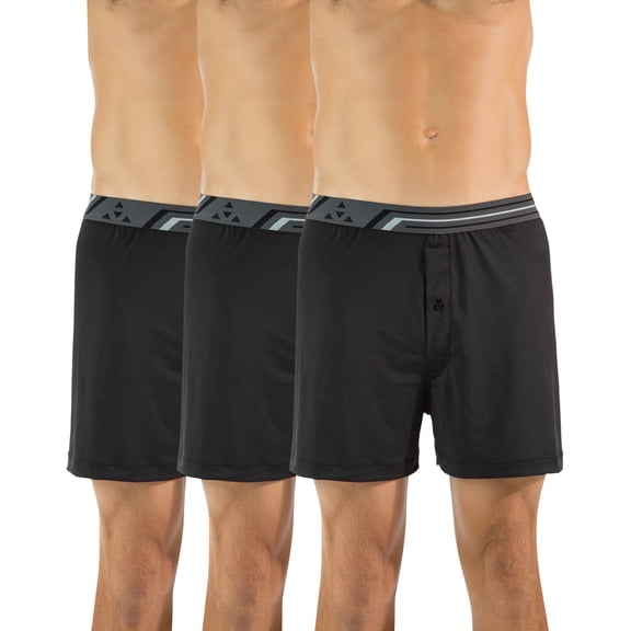 Balanced Tech Men's Active Performance Boxer Shorts 3 Pack