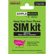 Simple Mobile BYOP Mini Sim Card Bundle