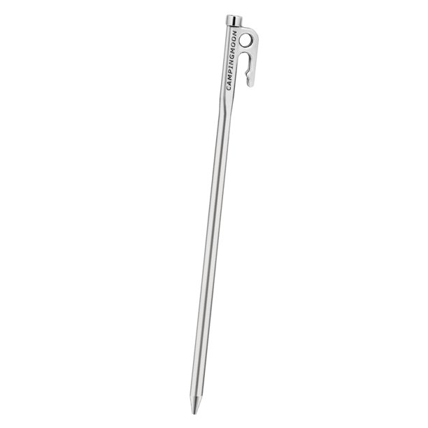 Estacas para tiendas de campaña, anclajes de acero de alta resistencia para tiendas de campaña, pinchos para acampar, piquetas metálicas para tiendas 26cm Sunnimix estacas de tienda