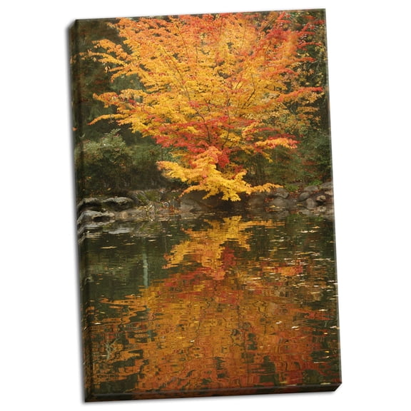 Gango Home Decor Fall Bouquet II by Vitaly Geyman (Ready to Hang); One 24x36in Hand-Stretched Canvas