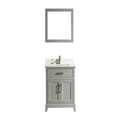 thumbnail image 1 of Vanity Art 24" Single Sink Bathroom Vanity Set with Engineered Marble Top and Free Mirror, 1 of 4